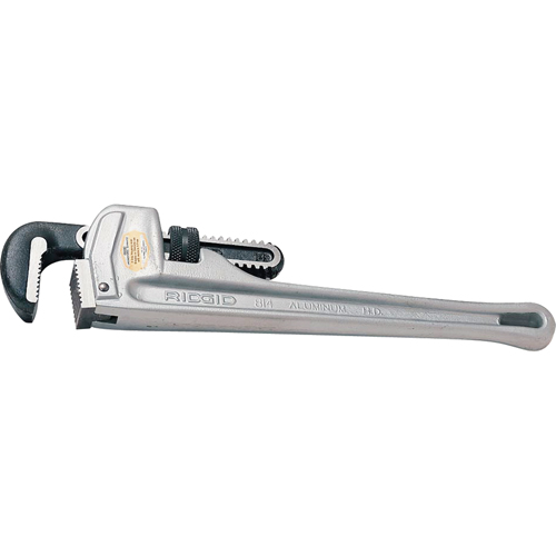 Straight Pipe Wrench, 1-1/2" Jaw Capacity, 10" Long Helyx Safety & Industrial Supplies