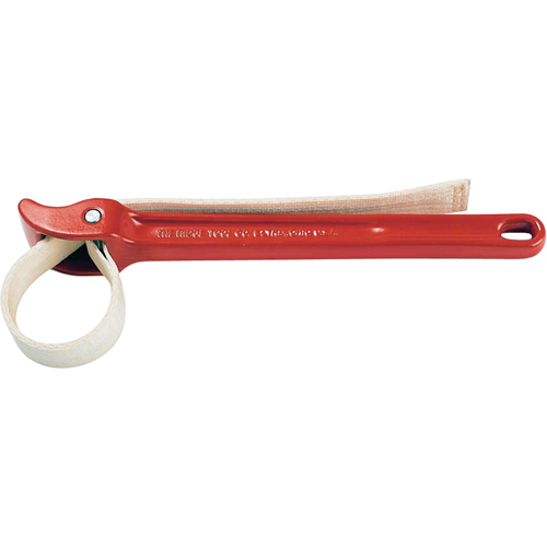 Strap Wrench No.2, 2" Pipe Capacity, 1-1/8" Strap Width, 17" Strap Length Helyx Safety & Industrial Supplies
