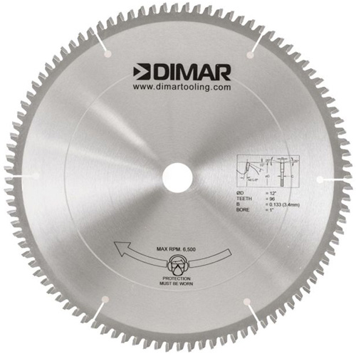 Lame de scie pour coupe de m&eacute;lamine, 12", 96 dents, Pour Bois Helyx Safety & Industrial Supplies