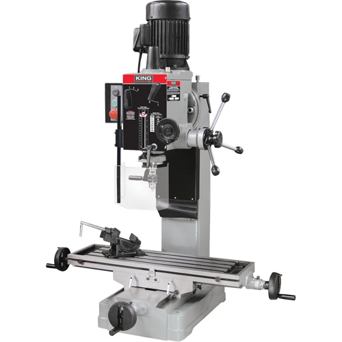 Gearhead Drilling Machine, 6 Speeds, 1-1/4" Drilling Capacity Helyx Safety & Industrial Supplies