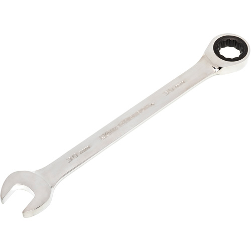 72-Tooth Ratcheting Combination Wrench, 12 Point, 30 mm, Chrome/Polished Finish Helyx Safety & Industrial Supplies