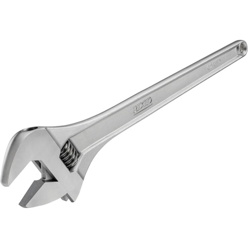 Adjustable Wrench, 6" L, 3/4" Max Width, Chrome Helyx Safety & Industrial Supplies