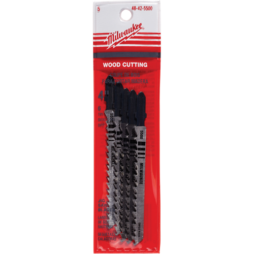 Jigsaw Blade, Bi-Metal, T-Shank, 4" L, 6 TPI Helyx Safety & Industrial Supplies