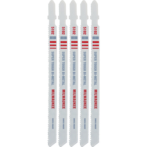 Jigsaw Blade, Bi-Metal, T-Shank, 5-1/4" L, 14 TPI Helyx Safety & Industrial Supplies