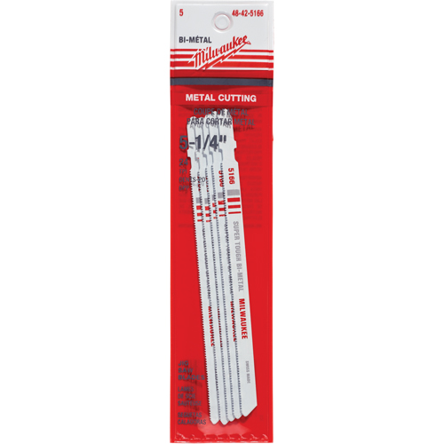 Jigsaw Blade, Bi-Metal, T-Shank, 5-1/4" L, 24 TPI Helyx Safety & Industrial Supplies