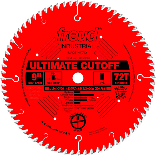 Lames de scie industrielle TCS - finition et coupe en travers, 9", 72 dents, Pour Bois Helyx Safety & Industrial Supplies