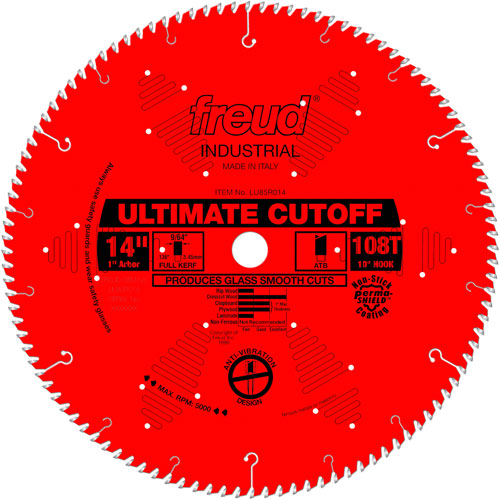 Lames de scie industrielle TCS - finition et coupe en travers, 14", 108 dents, Pour Bois Helyx Safety & Industrial Supplies