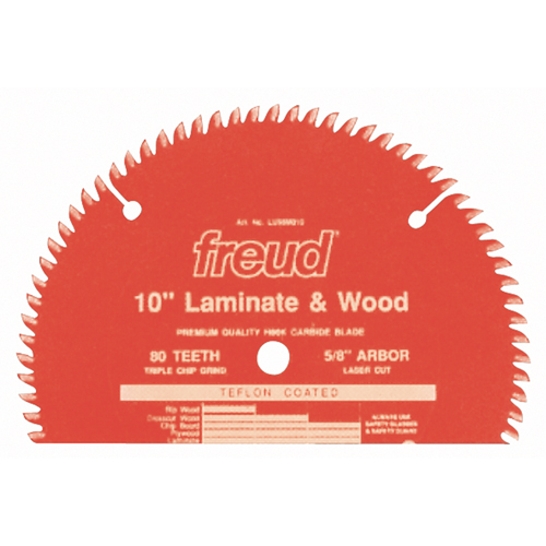 Lames de scie industrielle TCS pour panneaux de particules, 10", 80 dents, Pour Stratifi&eacute; Helyx Safety & Industrial Supplies
