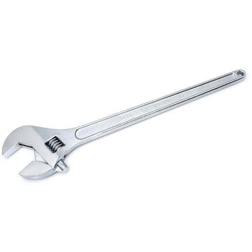 Adjustable Tapered Handle Wrench - Carded, 24" L, 2-7/16"/62 mm Max Width, Chrome/Polished Helyx Safety & Industrial Supplies
