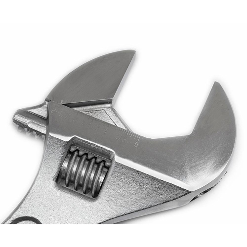 Adjustable Tapered Handle Wrench - Carded, 24" L, 2-7/16"/62 mm Max Width, Chrome/Polished Helyx Safety & Industrial Supplies