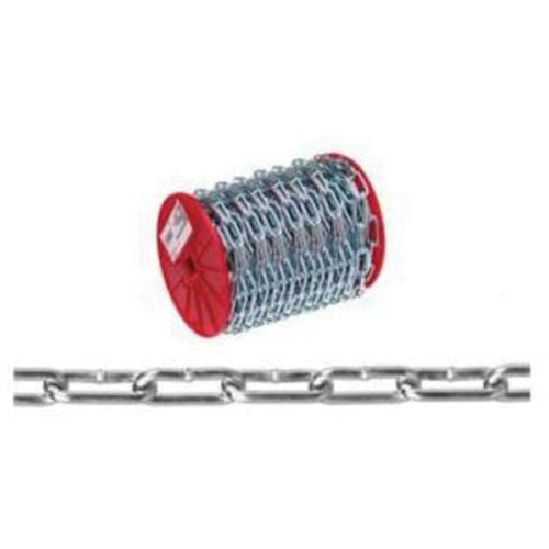 Chaîne droite, Acier &agrave; faible teneur en carbone, #4 x 100' (30,4 m) l, Charge d'utilisation  Helyx Safety & Industrial Supplies