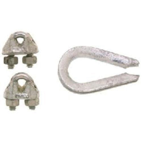Wire Rope Clips with Thimble Set Helyx Safety & Industrial Supplies