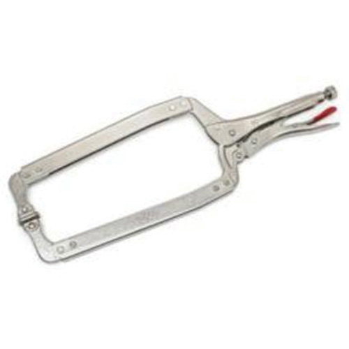 Locking C-Clamp with Swivel Pads, 18" Length, C-Clamp Helyx Safety & Industrial Supplies