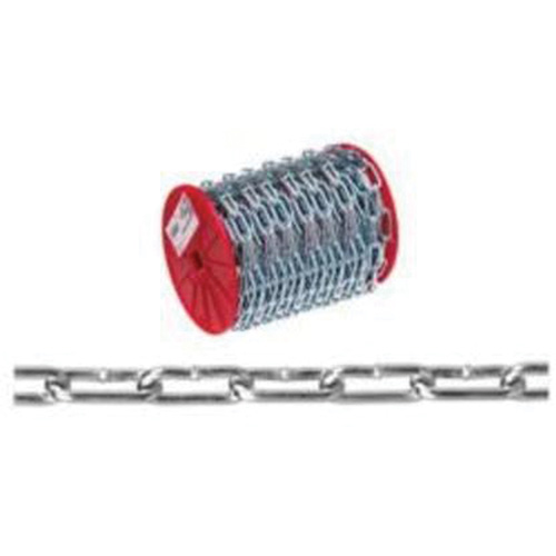 Chaîne droite, Acier &agrave; faible teneur en carbone, 2/0 x 120' (36,6 m) l, Charge d'utilisation 520 lb (0,26 tonne) Helyx Safety & Industrial Supplies