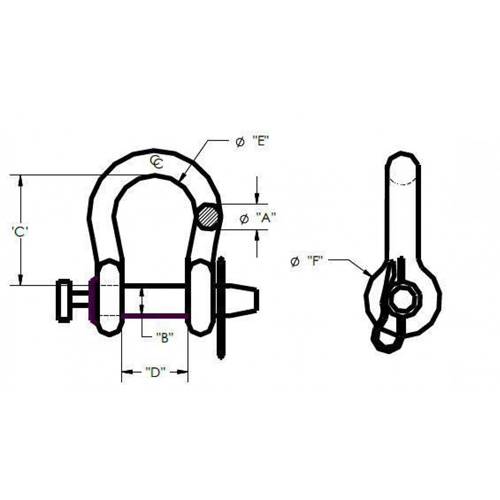 Straight Long Body Clevis Pin Helyx Safety & Industrial Supplies