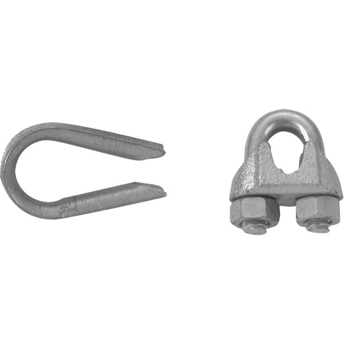 Wire Rope Clips with Thimble Set Helyx Safety & Industrial Supplies