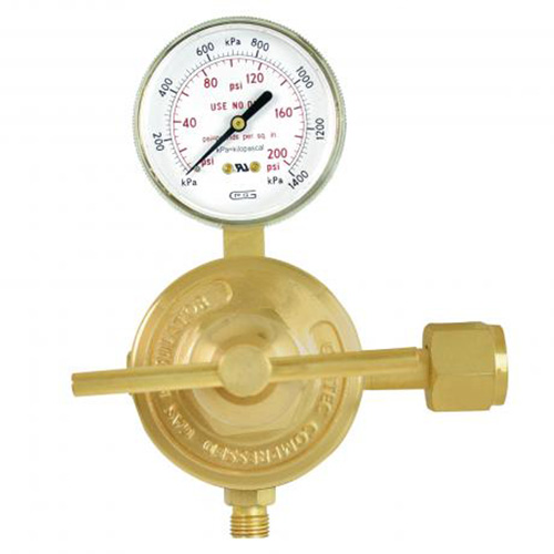 Medium-to-Heavy-Duty Station Regulator, Oxygen, 7/8"-14LH(F) Inlet Helyx Safety & Industrial Supplies