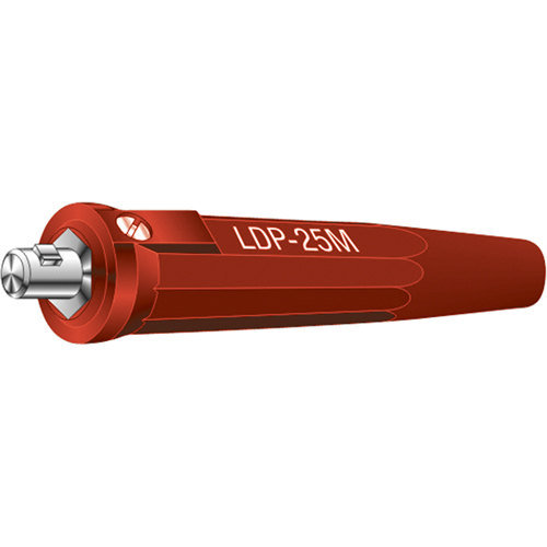 CONNECTEUR MACH TYP DINSE LDP25M ROUGE Helyx Safety & Industrial Supplies