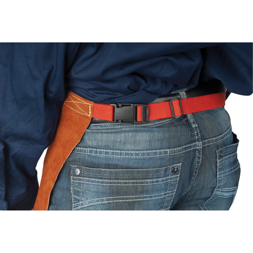 Tablier en cuir, Taille, 24" lo, Lava Brown Helyx Safety & Industrial Supplies