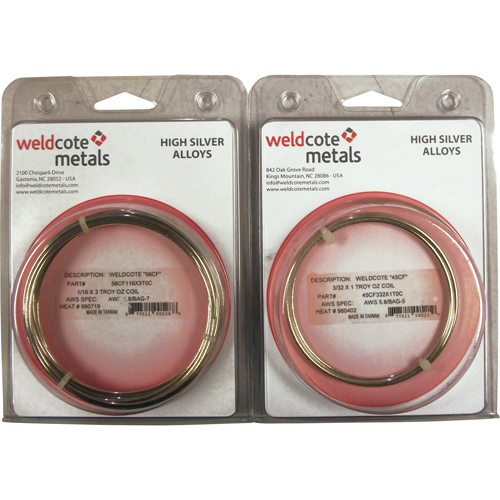 High Silver Brazing Alloys Helyx Safety & Industrial Supplies