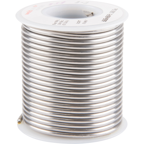 M&eacute;tal d'apport standard, &agrave; base de plomb, 50 % d'&eacute;tain, 50 % de plomb, &acirc;me Acide, dia. 0,09375" Helyx Safety & Industrial Supplies