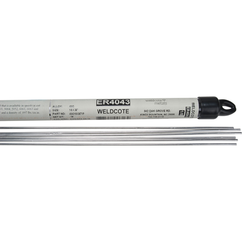 Baguettes pour soudage TIG en longueurs de 36", 1/8", Aluminium Helyx Safety & Industrial Supplies