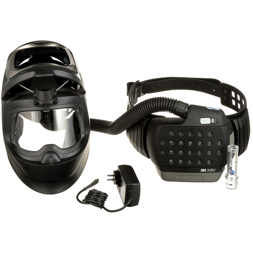 Respirateur d'&eacute;puration d'air propuls&eacute; Adflo, Masque de soudage, Pile Lithium-ion Helyx Safety & Industrial Supplies