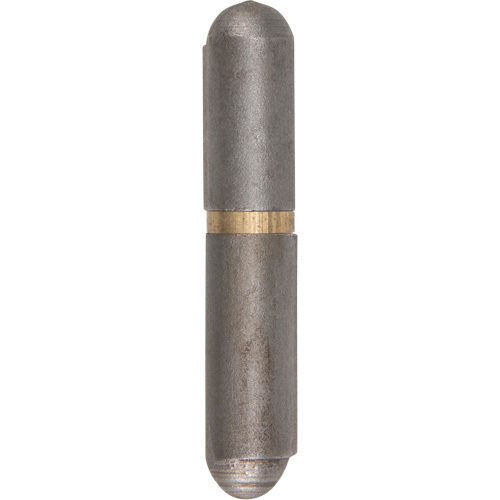 Weld-On Hinge, 0.315" Dia. x 1.575" L, Mild Steel w/Fixed Steel Pin Helyx Safety & Industrial Supplies