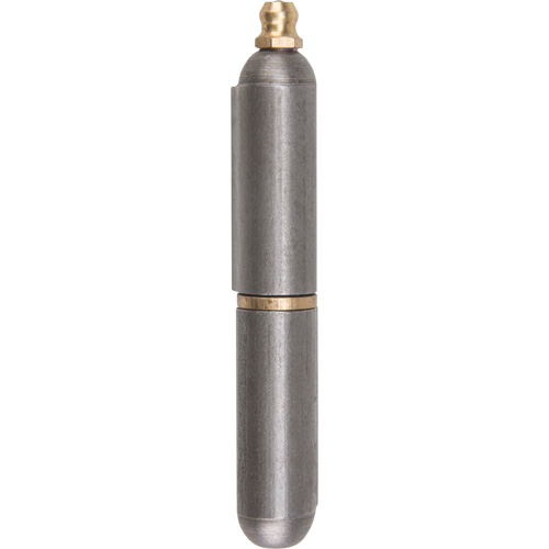 Weld-On Hinge, 0.512" Dia. x 3.15" L, Mild Steel w/Fixed Steel Pin Helyx Safety & Industrial Supplies