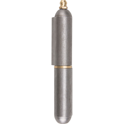 Weld-On Hinge, 0.63" Dia. x 3.937" L, Mild Steel w/Fixed Steel Pin Helyx Safety & Industrial Supplies