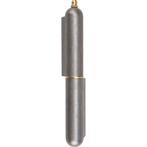 Weld-On Hinge, 0.787" Dia. x 5.906" L, Mild Steel w/Fixed Steel Pin Helyx Safety & Industrial Supplies