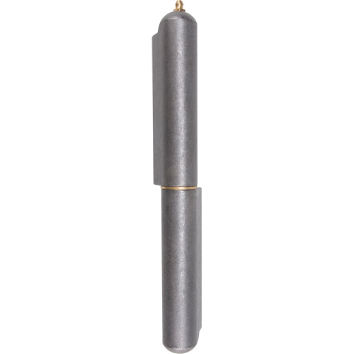 Weld-On Hinge, 1.102" Dia. x 10.236" L, Mild Steel w/Fixed Steel Pin Helyx Safety & Industrial Supplies