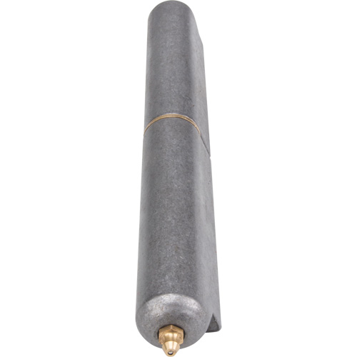 Weld-On Hinge, 1.102" Dia. x 10.236" L, Mild Steel w/Fixed Steel Pin Helyx Safety & Industrial Supplies