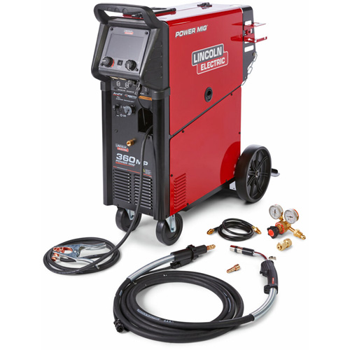 POWER MIG&reg; 360MP Multi-Process Welder, 208 V/230 V/460 V/575 V, 1 Ph, 50/60 Hz Helyx Safety & Industrial Supplies