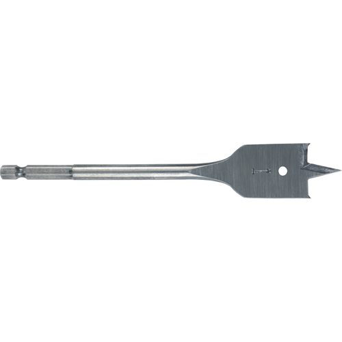 Speedbor Flat Bits, 3/4" Diameter, 1/4" Shank, 6" Length Helyx Safety & Industrial Supplies