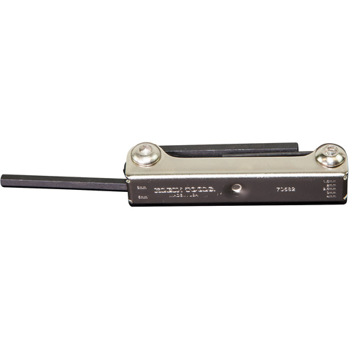 Folding Hex Key Set, 7 Pcs., Metric Helyx Safety & Industrial Supplies
