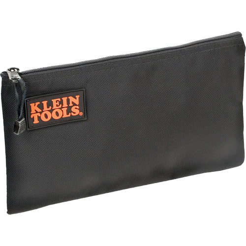 Pochette pour outils avec fermeture &agrave; glissi&egrave;re, Nylon balistique, 1 pochettes, Noir Helyx Safety & Industrial Supplies