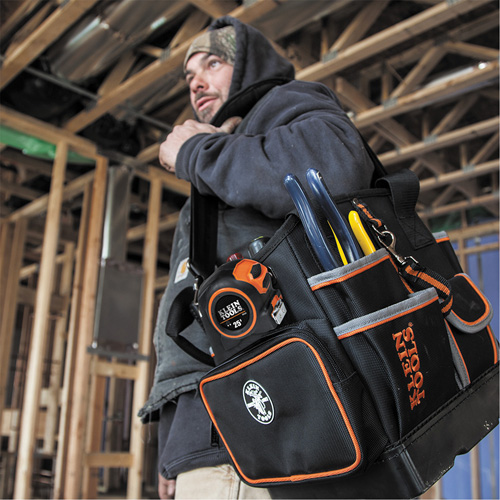 Fourretout Tradesman Pro, Nylon balistique, 40 pochettes, Noir/Orange Helyx Safety & Industrial Supplies