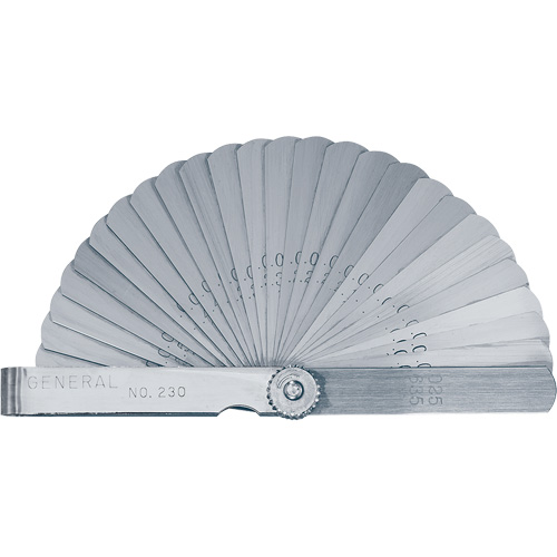 Economy Straight Leaf Feeler Gauge Helyx Safety & Industrial Supplies