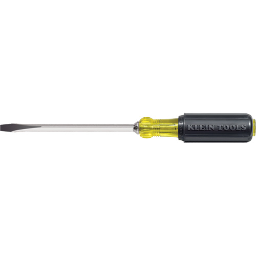 Heavy-Duty Slot Keystone Screwdriver, 5/16", 10-15/16" L, Cushion Grip Handle Helyx Safety & Industrial Supplies