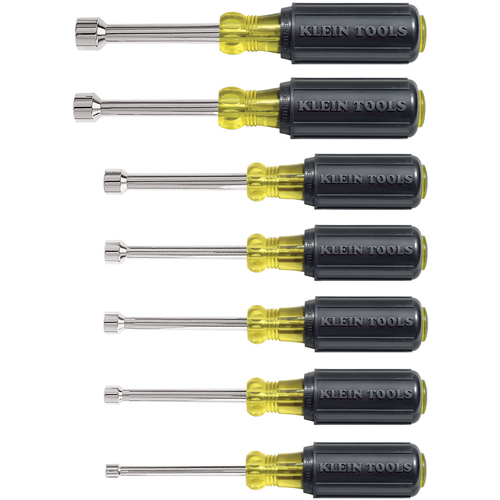 Cushion-Grip Nut Driver Set with 3" Shafts, 7, Non Magnetic, Imperial Helyx Safety & Industrial Supplies
