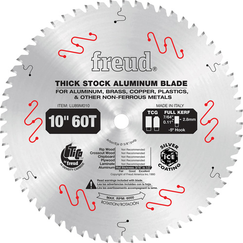 Lames de scie industrielle, 10", 72 dents, Pour Non ferreux Helyx Safety & Industrial Supplies