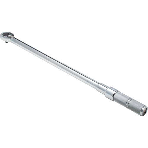 Ratcheting Head Micrometer Torque Wrench, Click, 1/2" Square Drive, 50 - 250 lbf. Ft Helyx Safety & Industrial Supplies
