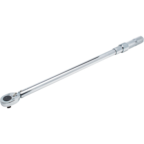 Ratcheting Head Micrometer Torque Wrench, Click, 1/2" Square Drive, 50 - 250 lbf. Ft Helyx Safety & Industrial Supplies