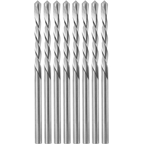 8-Piece Guidepoint Spiral Saw Bit with 1/8" Diameter, 1/8", 3/4" Flute Helyx Safety & Industrial Supplies