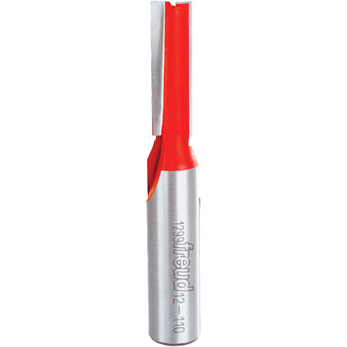 Router Bit - Double Flute Straight Bit, 3/8" Dia., 1" H, 2-7/8" L Helyx Safety & Industrial Supplies