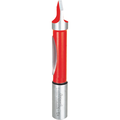 Router Bit - Panel Pilot Bit, 1/2" Dia., 1-1/4" H, 3-3/4" L, 1/2" Shank Helyx Safety & Industrial Supplies