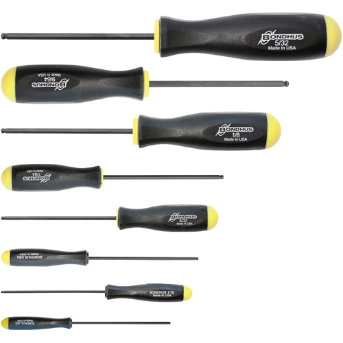 Jeux de tournevis ball driver - SAE, 8 mcx Helyx Safety & Industrial Supplies