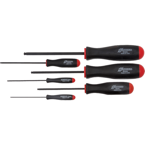 Jeux de tournevis ball driver - M&eacute;trique, 6 mcx Helyx Safety & Industrial Supplies