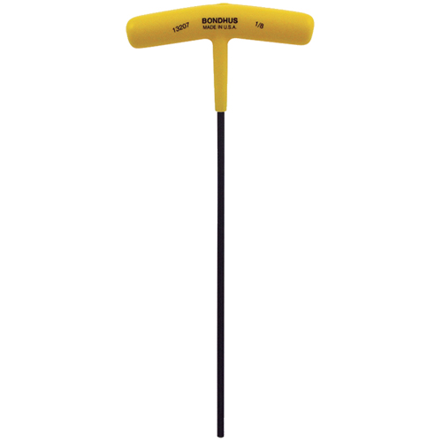 Cl&eacute; hexagonale individuelle SAE, embout Hexagonale, 1/8" x 7,6" lo, Poign&eacute;e en T Helyx Safety & Industrial Supplies